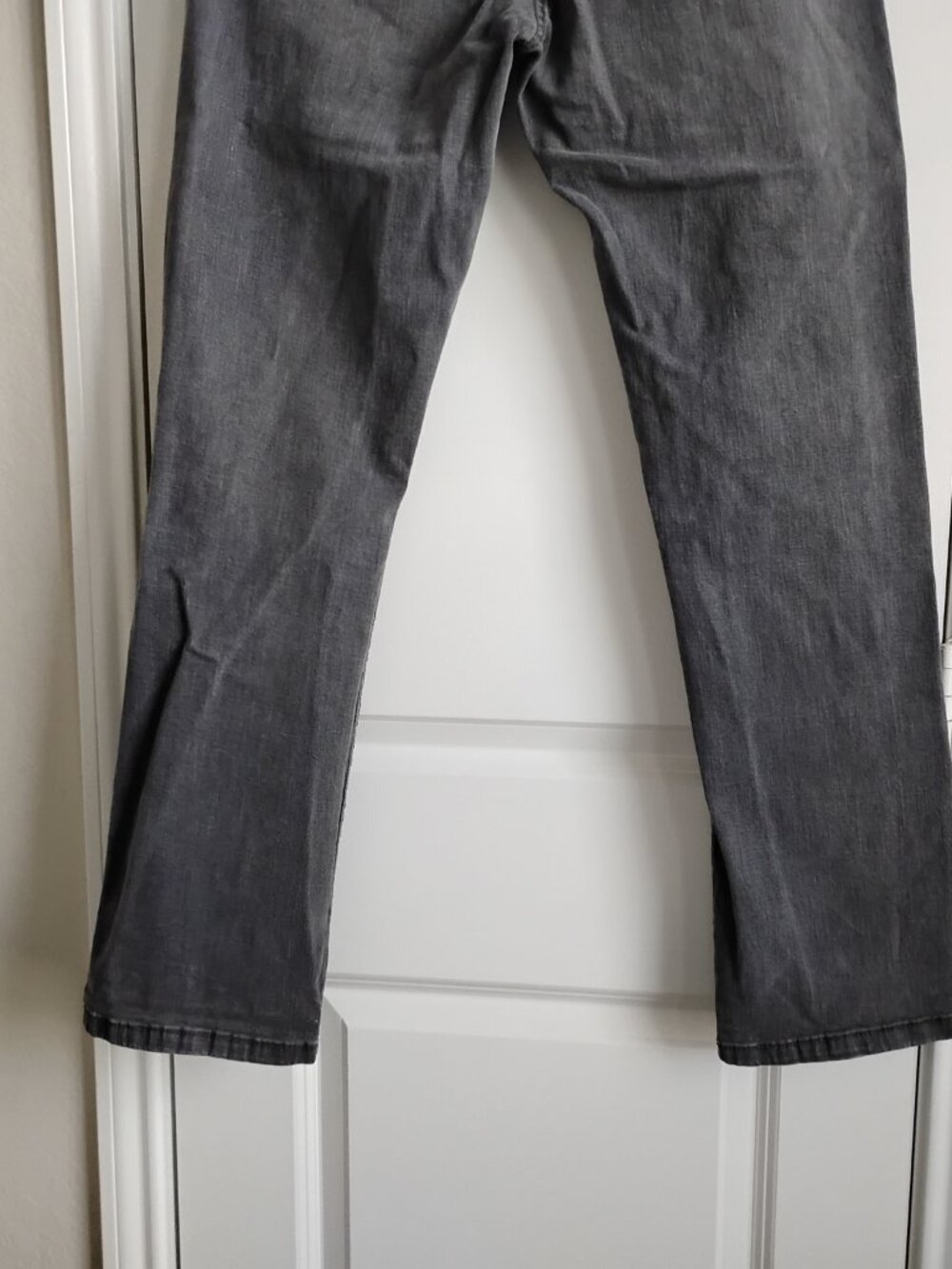 Urban Star Light Wash Black/Gray Men's Jeans Straight Stretch 34/32 - Picture 6 of 6